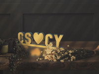 아크릴무드등 집들이선물 이니셜 LED무드등 : 디자인공감