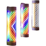 헤어 미용실싸인볼 LED 회전 조명 90-120 이발소 바버샵 간판 라이트 원통형 네온사인 : 고운가게입니다.