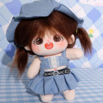 15cm 20cm 인형옷 청 탑 프릴스커트 세트 아이돌 솜 인형 옷 : 푸른하늘끝에