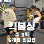 [강남 킥복싱] 스타킥피트니스 주 5회 6개월 : 스타킥피트니스