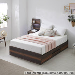 헤드리스 침대프레임무헤드 북유럽풍 벙커수납 Q : 리퍼스