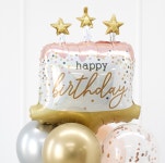 [완제품/매장수령/퀵배송] 헬륨부케 컨페티 생일케익 생일파티 이벤트 홈파티 풍선장식 : 조이파티홍대점