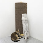 [리필가능] 마루캣고양이스크래쳐 코너 기둥 수직 스크래쳐 : 좋은집사