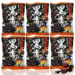 일본 흑사탕 129g x 12봉 흑캔디 까만사탕 담백한 : 율컴퍼니