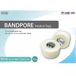 밴드골드 BANDGOLD 밴드포어 1인치(2.5cm)×9.1M/화이트/12롤입 화이트 : 우리메디 WOORIMEDI