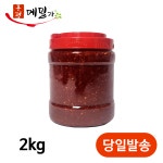 봉평메밀가 막국수 냉면 양념장 / 2kg 40인분 / 업소용 전문점용 비빔장 다대기 비빔막국수 메밀 막국수 메밀 국수 : 초원식탁
