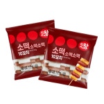 식자재왕 소떡소떡 꼬치1.3kg x 2개 20개 : 식자재왕