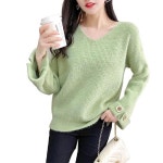 크롭니트 골지니트 H9518 가을/겨울 여성 풀오버 스웨터 롱니트 울니트 : 보이팔