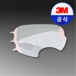 3M 6885 렌즈 보호필름 25개입 방독마스크 부속품 6800 전면형 : 3M공식대리점 한티몰