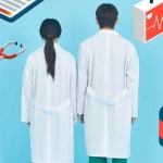 반티 체육대회 이벤트 컨셉 의상 코스프레 코스튬 의사 가운 : 코스프레 반티