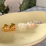 mmm 무알러지 토이랜드 실리콘귀걸이세트 : mmm엠엠엠피어싱