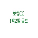 [전라남도] 보성CC 1박2일 골프 패키지 여행 : 바이럴굳 투어