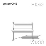 [시스템ONE] 진열대 책상세트 W1200 H1062 (L스탠드(독립형)) : 펀잇쳐스Fun-it-Urs