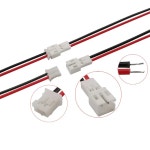 교환부품 JST PH 2.0 수 암 케이블 커넥터 마이크로 2 P 플러그 잭 소켓 단자 와이어 20cm 2.0mm 피치 핀 : 더알마켓