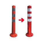 차선규제봉용 커버 사고예방 안전용품 도로 차도 산업현장 : 올센