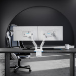 엔산마운트 NH-15 고중량 RGB 게이밍 G9 모니터암 싱글 듀얼 모니터거치대 : 엔산마운트