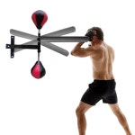 가정용샌드백 복싱 복싱샌드백 스위블 바 스피드 트레이너 펀치 백 샌드백 무술 MMA 훈련 집에서 운동 벽에 장착 : 얄리상점