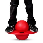 밸런스볼 하프짐볼 밸런스돔볼 점프 공 풍선 야외 운동 장난감 높은 바운스 요가 휘트니스 락 호퍼 포고 공간 균형 보드 : 얄리상점