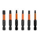 렌치교체 확장 스크루 드라이버 비트 육각 헤드 드릴 마그네틱 Torx T10-T40 너트 수공구 50mm 1/4 인치 1PC : 더알마켓