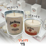 짐 빔 JIM BEAM 하이볼 위스키 향 초 캔들 한정판 : 스토어 버터컵