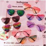 바캉스 하트 틴트 패션 선글라스 기본형 : 제이킨