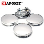 휠캡 휠너트 자동차 림 센터 허브 커버 스타일링 배지 크롬 54mm 58mm 4 개 : 더알마켓