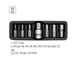 렌치교체 7 In 1 30mm 길이 10mm 육각 섕크 헤비 듀티 임팩트 스크루 드라이버 비트 H4 H5 H6 H8 H10 H12 1/2 : 더알마켓