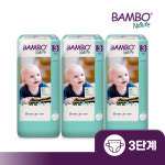 밤보그린 기저귀 3단계 대용량 밴드형 1박스(52Px3팩) : MOWM