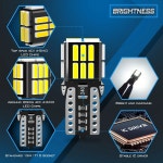 테일램프 T10 오류 없는 자동차 주차 등 W5W Led 전구 2825 포드 포커스 2 3 피에스타 퓨전 레인저 쿠가 S 맥스용 클리어런스 인테리어... 