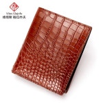 남성 가죽 지갑 카드 레더 슬림 클래식 악어가죽 고급 패턴 선물 포켓 : 자연소담