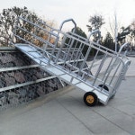 돼지농장 돼지 운반 카트 수레 가축 적재 케이지 : 마켓MJ