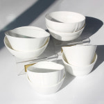 한국도자기 본차이나 깔끔한 화이트 공기 낱개 더셰프문 밥그릇 식기 : 모두쿡