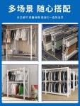 세탁소 옷가게 철제 앵글 행거 대형 옷걸이 대용량 정장 코트 선반 디스플레이 의류보관 창고 : 바잉에스몰