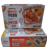 티슈 23X28 알루미늄 꼬치구이호일 쿠킹호일 토스트호일 김밥호일 호일 대용량 2박스 : 엠에스엠쓰리