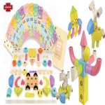 에드토이 조이누리블록 60pcs 놀이북 어린이집교구 누리과정 : 토이앤키즈