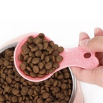 강아지 사료 스푼 급식 스쿱 2개 도그스쿱 사료스푼 : 해핑샵