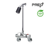 프레오 입식 썸머 샤워수전 크롬 파이프노출형 욕실 샤워기수전 PT5102 : 바스드라이버