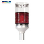 메닉스 56파이 LED 타워등 점등 점멸 부저 1단 AC DC 겸용 24V PTE-DMZ-102-R : 풍림몰