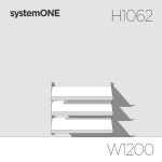 [시스템ONE] 북카페 경사선반세트 W1200 H1062 U트랙(벽설치) : 펀잇쳐스Fun-it-Urs
