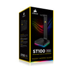커세어 ST100 RGB 7.1채널 게이밍 헤드셋 스탠드 거치대 : 커세어 공식 브랜드 스토어