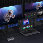 유그린 8K MST C타입 멀티 허브 듀얼 HDMI 도킹 스테이션 레보독 프로 11in1 CM681 : 유그린샵