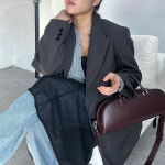 테일러드자켓 여성오버핏자켓 보이핏자켓 : 매그파이