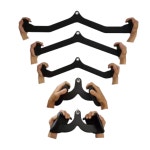 랫풀다운그립 헬스그립 맥그립  LAT 풀 다운 핸들 피트니스 액세서리 그립 조정 T 바 V 풀리 케이블 기계 부착물 등 이두근 삼두근 훈련용... 