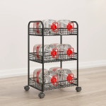 바퀴 렉 다용도 세탁 장 이동식 선반 진열대 책상 옆 작은 책 거치형 수납, 책가방걸이, : 디자인콜렉트