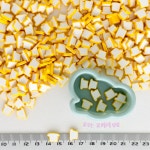 [대용량] 10mm 노랑 토스트 폴리머 클레이 슬라임 토핑 재료 데코덴 (250g) : 꿈꾸는 코끼리 상점