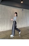 트랙 와이드 데님 팬츠 : 도헤 Dorer