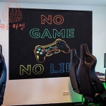 오락실포스터 피시방 배경천 게임룸 패브릭 천 M : 군넉샵