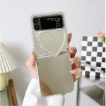 갤럭시 Zflip4 제트플립4 지플립4 미러큐빅 하드 케이스 h4479 : MOBE