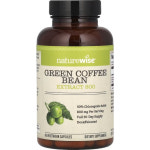 Naturewise Green Coffee Bean 네이쳐와이즈 그린 커피빈 추출물 800mg 60정 : 건강한 캡슐