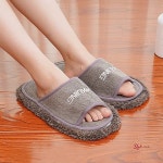 극세사슬리퍼 먼지제거 실내화 리필 청소용슬리퍼 층간소음 거실 거실화 물기tuv406 : 샵프리K